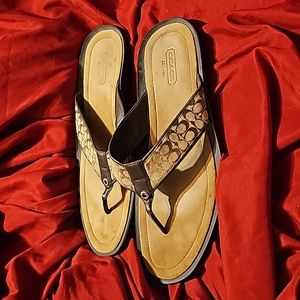 Coach Malcom Flip Flops, Men's Size 12m